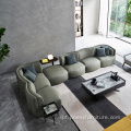 Móveis de sofá de couro moderno combinado fofo para casa